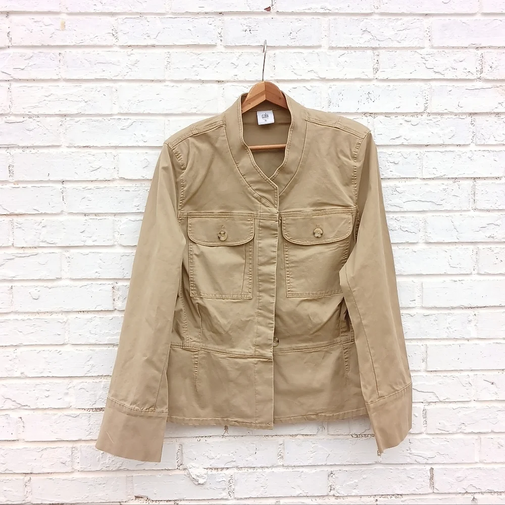 Cabi Camp Jacket Utility Tan Size XL - Picture 2 of 9